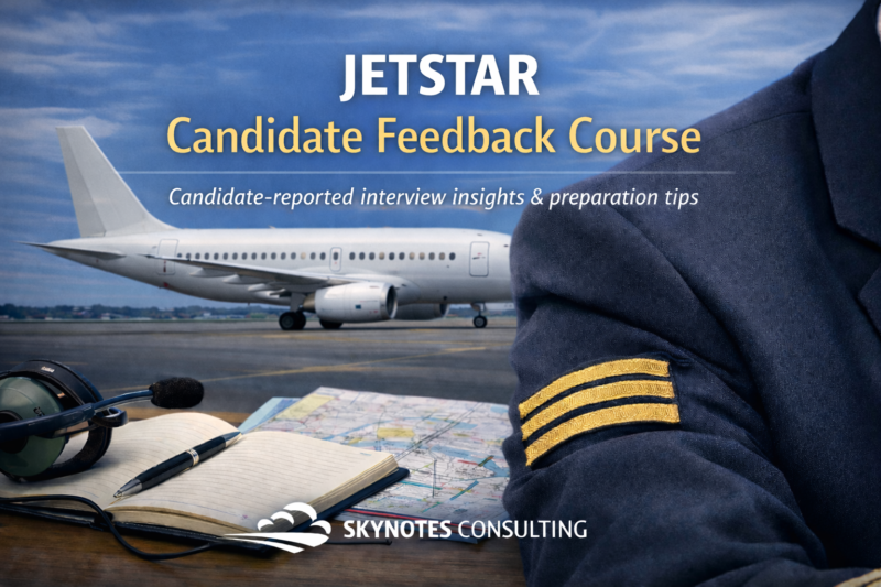 Airline Interview Feedback Notes — Jetstar